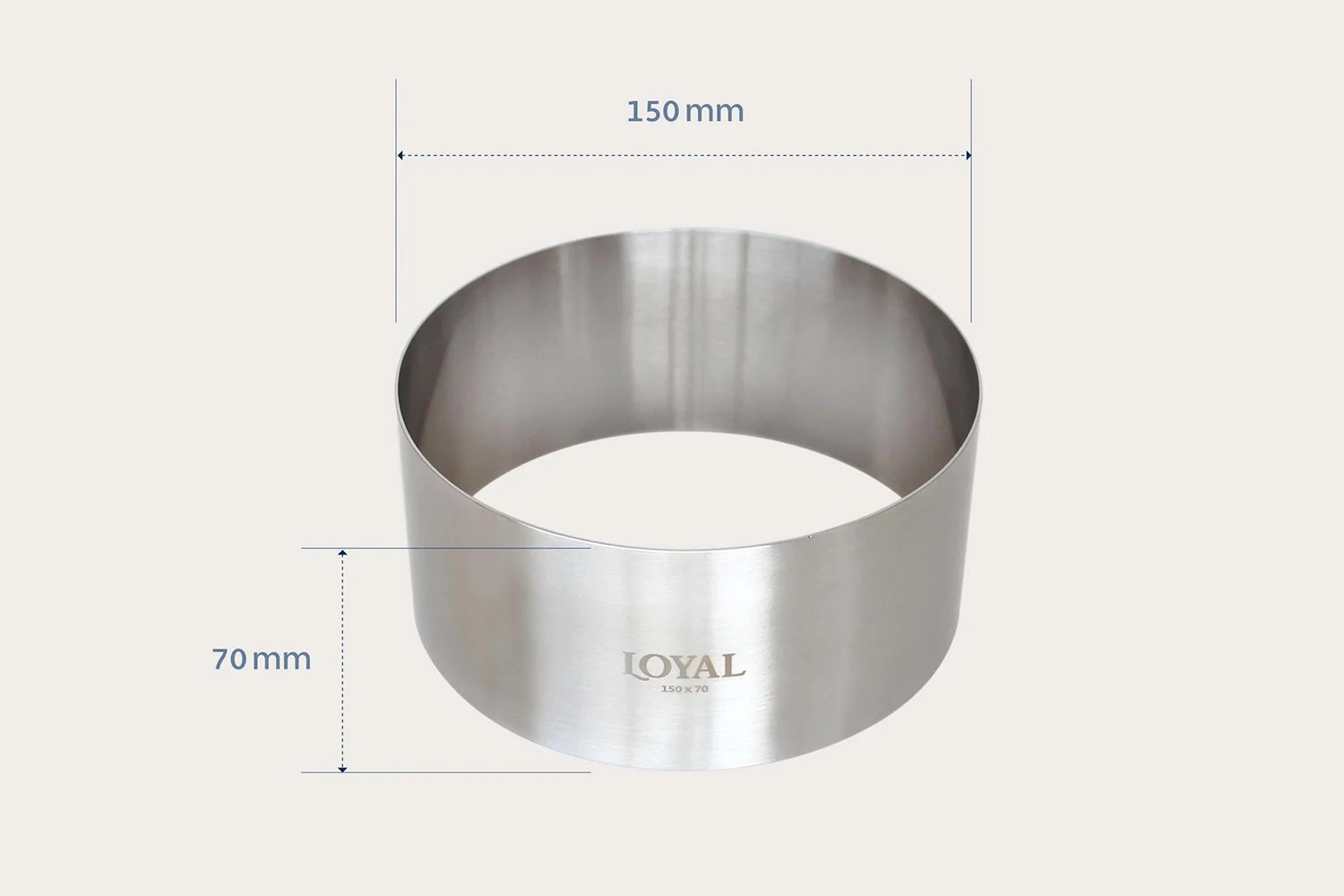 Round Food Stacker Cake Ring - 150mm