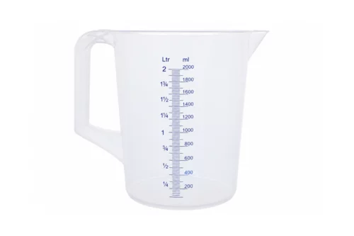 2 litre jug food safe measuring jug polypropylene closed grip