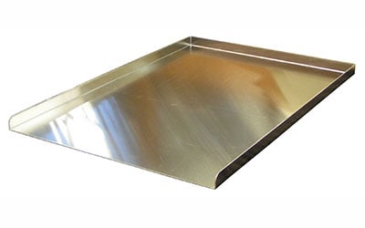 3 Sided Flat Baking Tray Aluminium