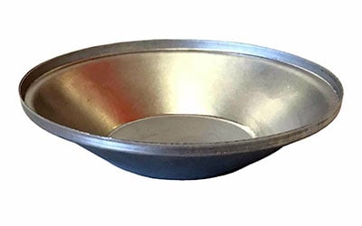 Single Self Cutting Pie Tin Round - Aluminised Steel - P5