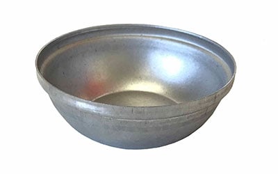 Single Self Cutting Party Pie Tin Round - Aluminised Steel - R10