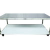 Stainless Steel Bench On Castors - Style A