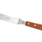 Angled Spatula 6 inch - Wooden Handle