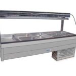 Curved Glass Cold Food Display Bar-CRX25RD