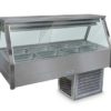Straight Glass Cold Food Display Bar-EFX24RD