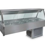 Straight Glass Cold Food Display Bar-EFX25RD