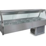 Straight Glass Cold Food Display Bar-EFX26RD