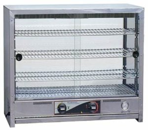 Roband Square Topped Pie & Food Warmer - PA80L