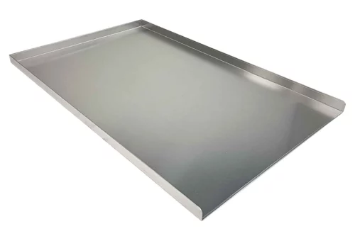 euro size baking tray 400x600 aluminium 3 sided tray