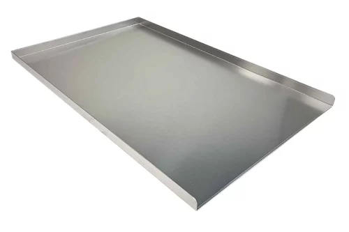 three sided gastronorm tray aluminium open side baking tray