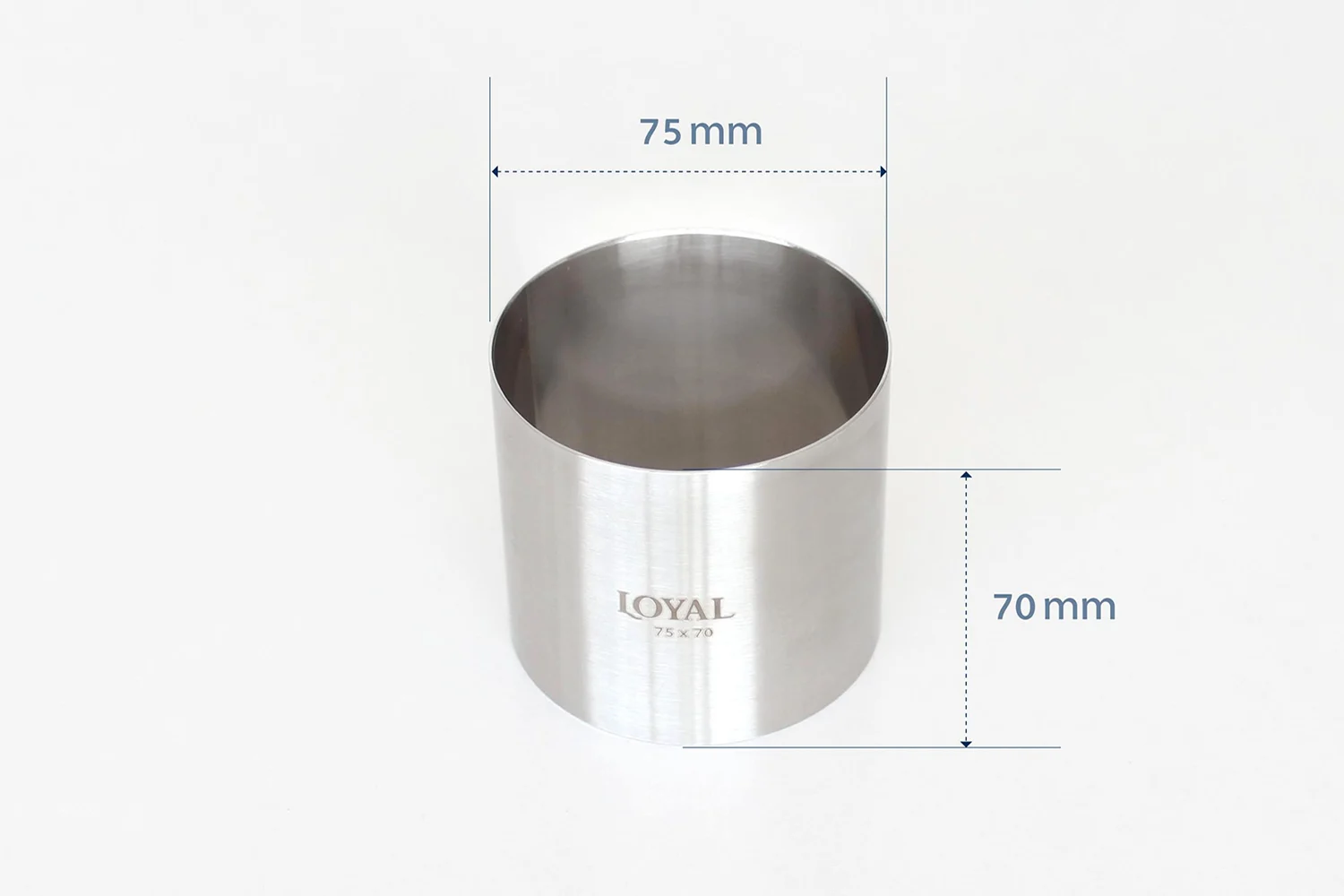 Round Food Stacker Cake Ring - 75mm