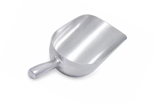 aluminium bakery measure scoop - cast aluminium ingredient flour scoop