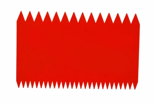 Bakery Comb Scraper Red