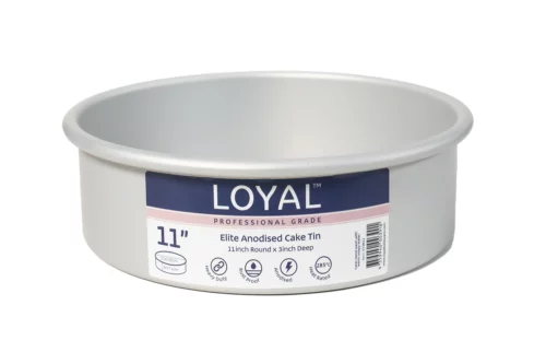 11 Inch Round Cake Tin - Aluminium
