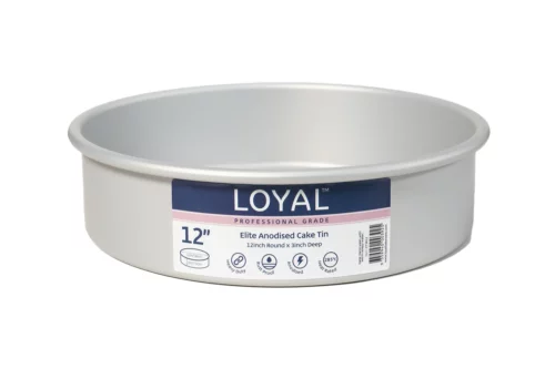 12 Inch Round Cake Tin - Aluminium