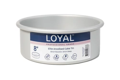 8 Inch Round Cake Pan - Aluminium