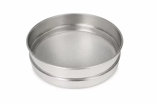 stainless steel flour sieve 240mm with fine mesh