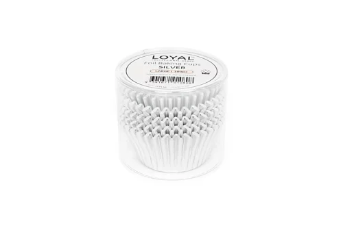Foil Baking Cups - Silver - Large