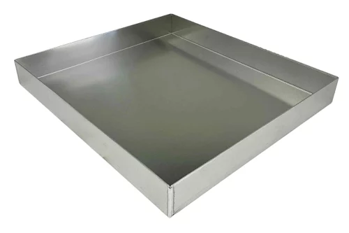 half size lamington tray 16 inch aluminium 4 sided tray