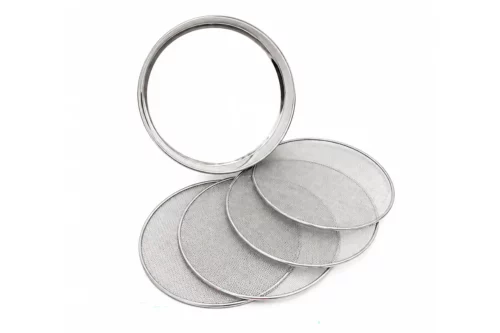 fine mesh sieve stainless steel with interchangeable mesh plates