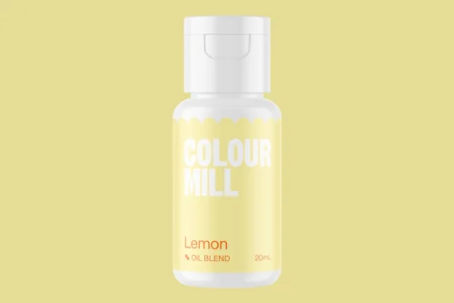 Colour Mill Lemon 20ml oil-based lemon yellow food colouring for cake decorating and baking