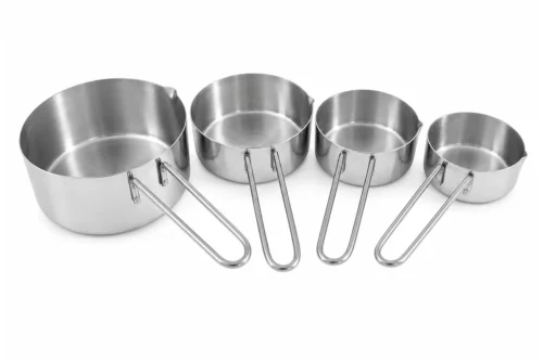 measuring cups set with stainless steel wire handles