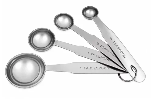 measuring spoons set heavy-duty stainless-steel spoons