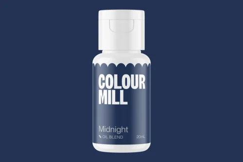 Colour Mill Midnight 20ml oil-based midnight blue food colouring for cake decorating and baking
