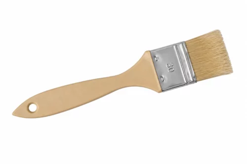 50mm Baking Brush with Natural Bristles and Plastic Handle