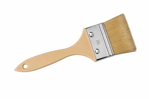 75mm Pastry Brush with Natural Bristles and plastic handle