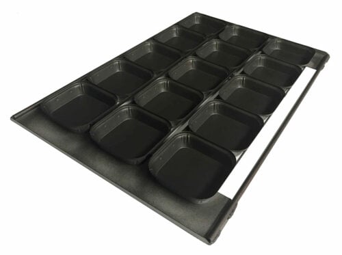 Square Pie Tray 3 Rows x 5 Gastronorm - Non-Stick - S115GNT