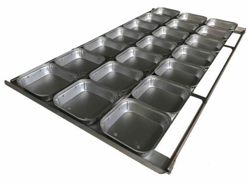 Square Pie Tray 16 Inch 3 Rows x 7 - Non-Stick - S12116T