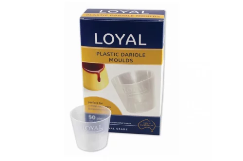 Plastic Dariole Pudding Moulds - Box 50
