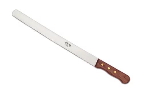 Serrated Bread Knife - Wooden Handle