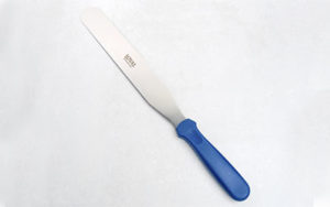 Uncarded - Straight Blue Handle Spatula 10 inch