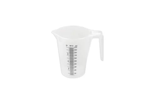 1 litre measuring jug food safe stackable polypropylene bakery jug