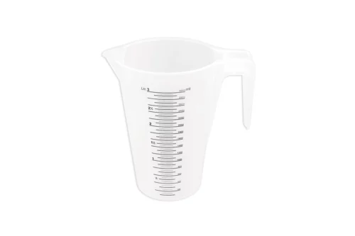 3 litre measuring jug stackable food safe polypropylene bakery jug
