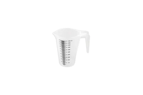 500ml measuring jug food safe stackable polypropylene bakery jug