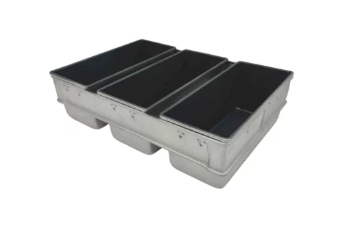 680g bread pans 3 strap loaf pan set non stick teflon commercial bakery