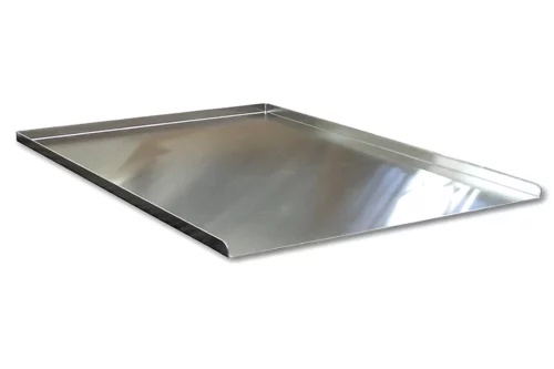 3 sided baking tray 18 inch aluminium open side tray