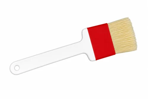 Pastry Brush 60mm with Natural Bristles and White Handle