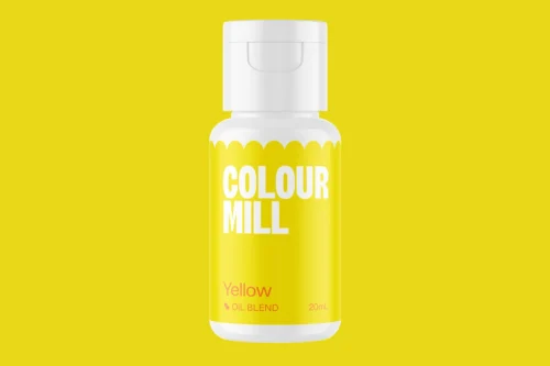 Colour Mill Yellow 20ml oil-based food colouring for cakes, buttercream, chocolate and baking